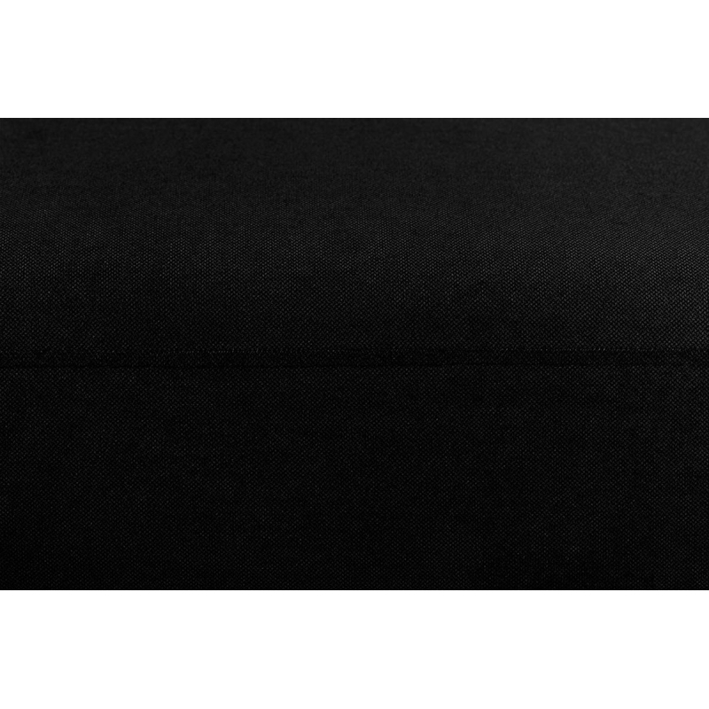 Minkštas kampas TAGO, juodas, kairinis/dešininis, 190x151x78 cm
