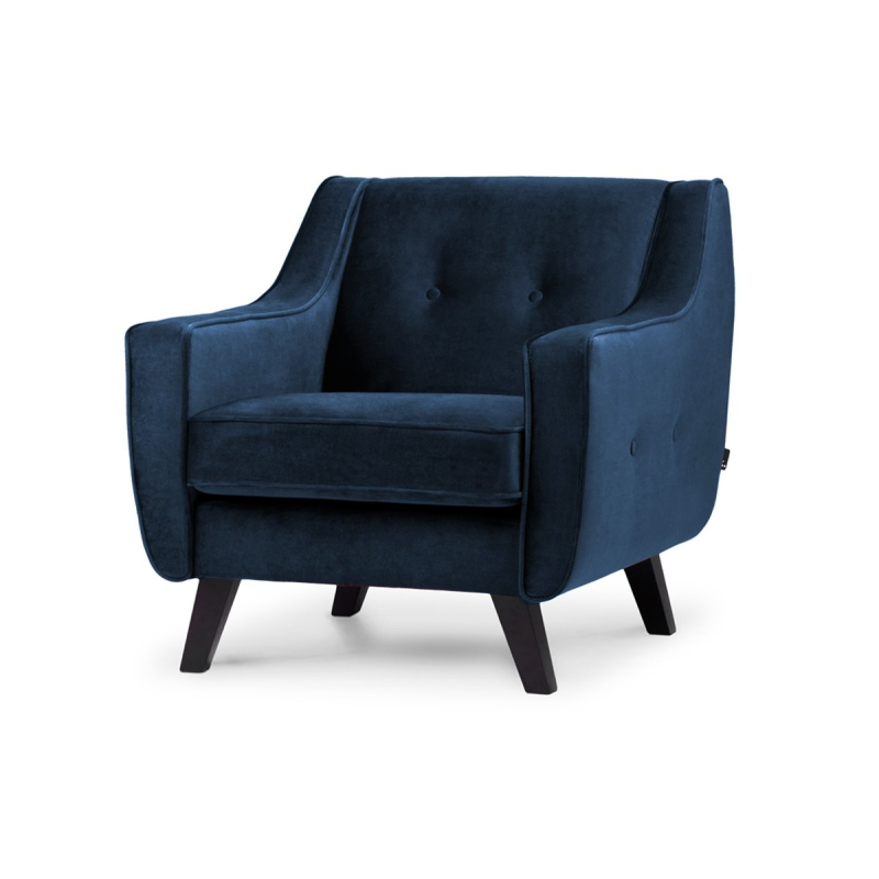 Fotelis TERO, mėlynas, 84x89x81 cm