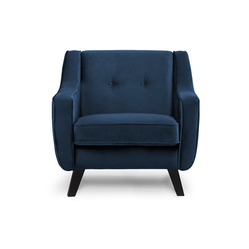 Fotelis TERO, mėlynas, 84x89x81 cm