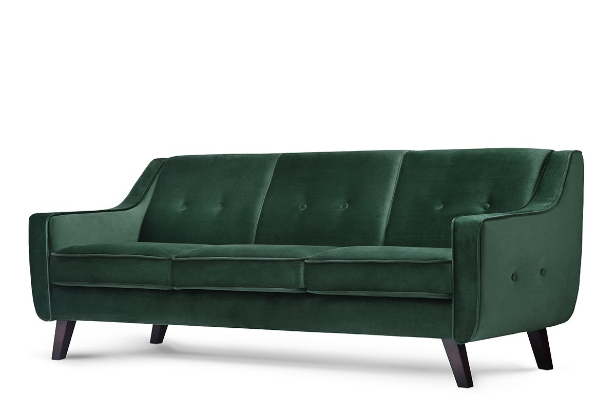 Sofa TERO, žalia, 206x89x81 cm
