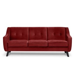 Sofa TERO, bordo, 206x89x81 cm