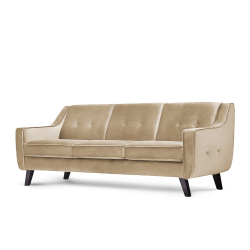 Sofa TERO, šviesiai ruda, 206x89x81 cm