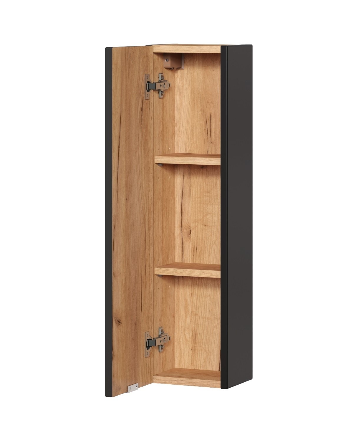 CAPPRI BLACK stiliaus vonios spintelė, pakabinama, medinė