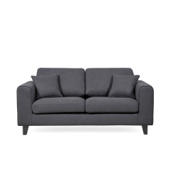 Sofa TIKA, tamsiai pilka, 178x93x86 cm