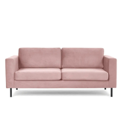 Sofa TOZZO, rožinė, 193x86x84 cm