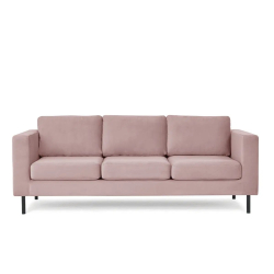 Sofa TOZZO, rožinė, 210x86x84 cm