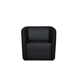 Fotelis UMBI, juodas, 74x77x75 cm