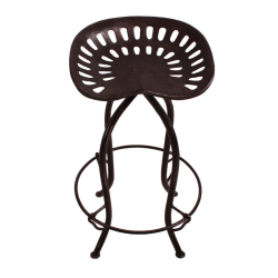 modernaus stiliaus baro kėdė, metalinėmis kojelėmis, avangardo stilius