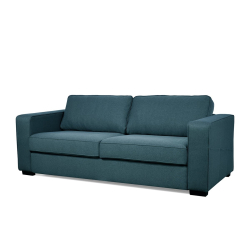 Sofa VULU, mėlyna, 220x94x87 cm