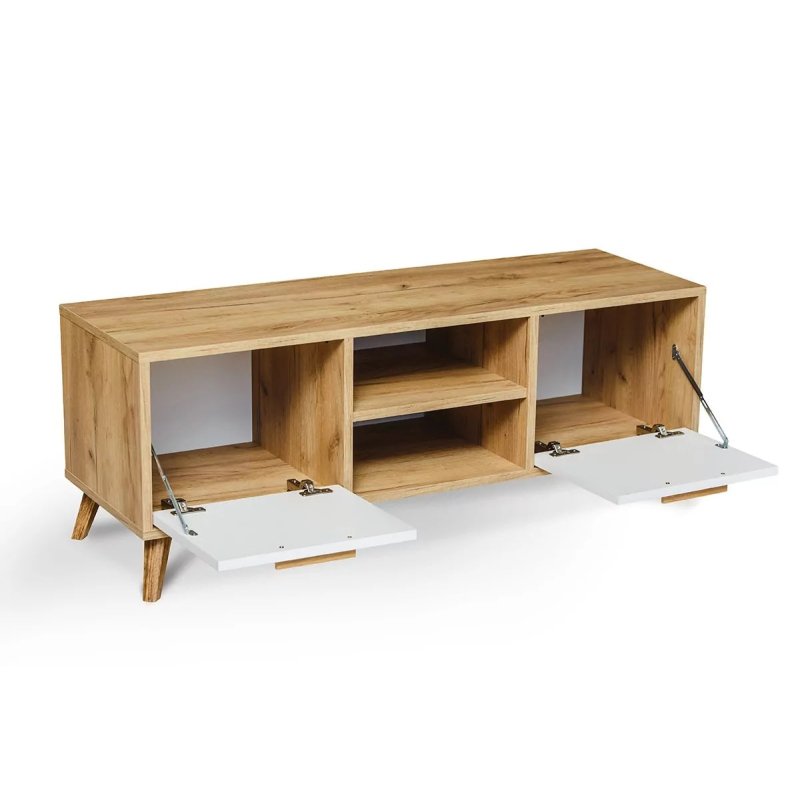 TV staliukas 120 cm NORDI WHITE