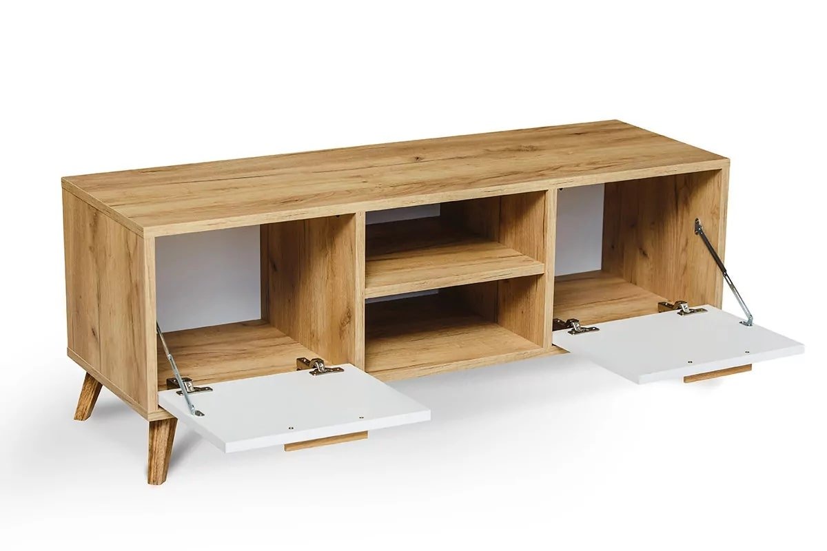 TV staliukas 120 cm NORDI WHITE