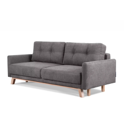 Sofa VISA, pilka, 220x95x79 cm