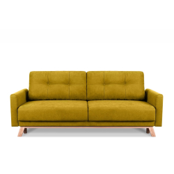 Sofa VISA, geltona, 220x95x79 cm