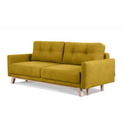 Sofa VISA, geltona, 220x95x79 cm