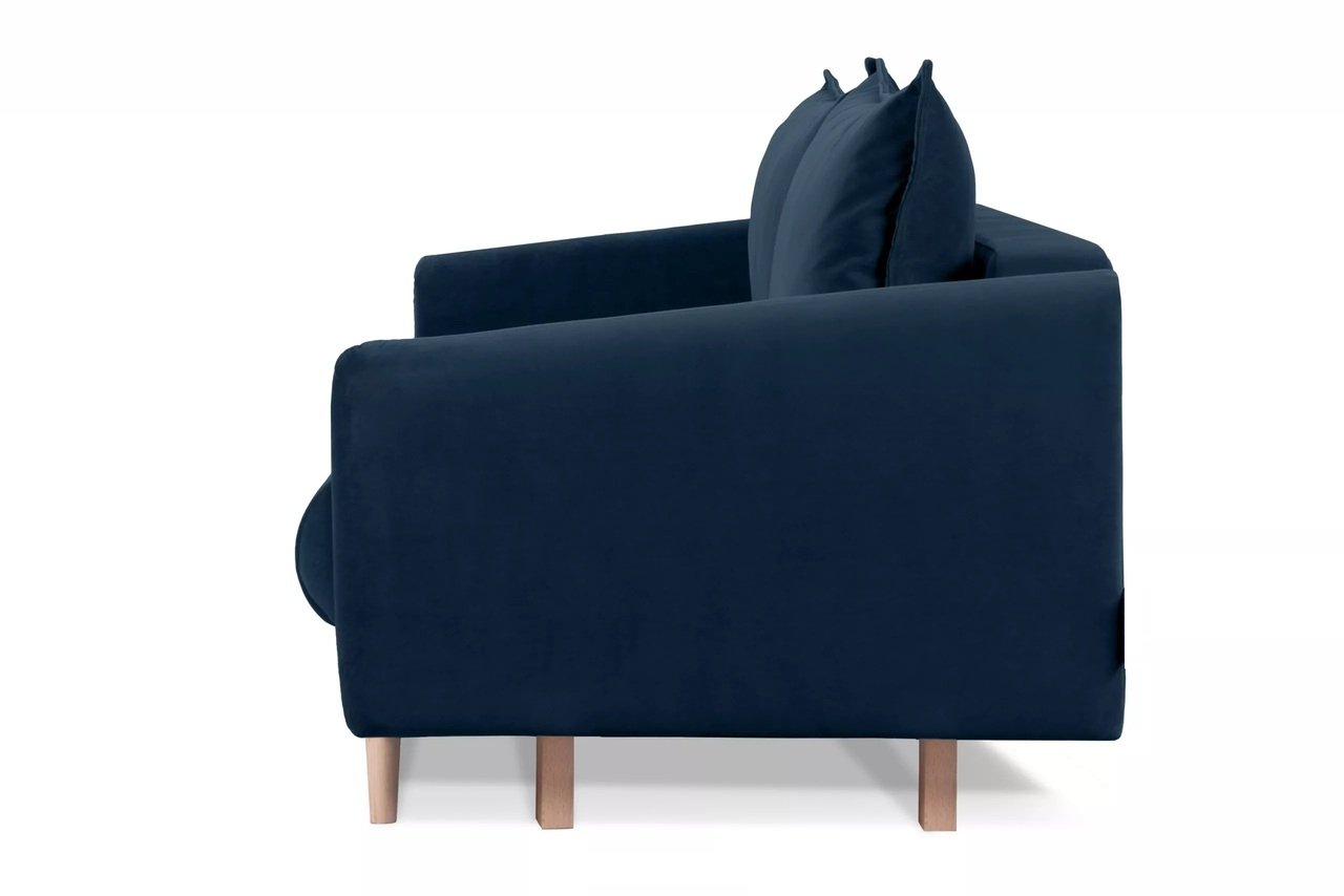 Sofa BELMO, mėlyna, 228x95x102 cm