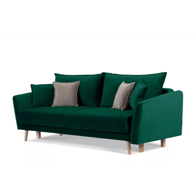 Sofa BELMO, žalia, 228x95x102 cm