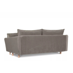 Sofa BELMO, šviesiai pilka, 228x95x102 cm