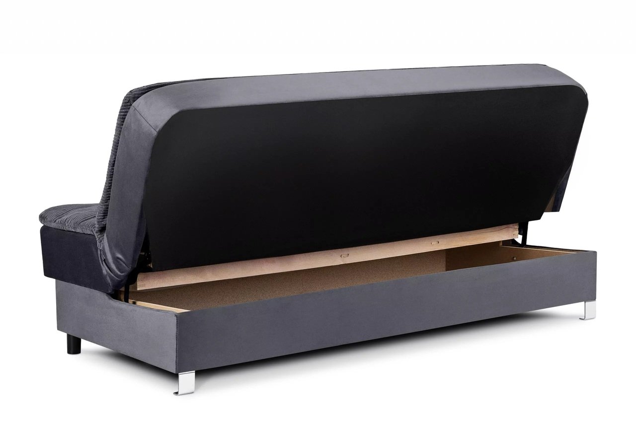 Sofa BORA, pilka, 199x97x92 cm