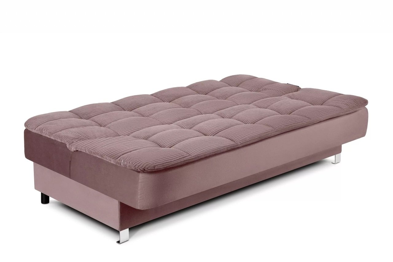 Sofa BORA, rožinė, 199x97x92 cm