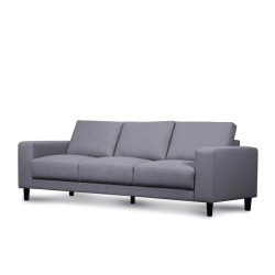 Sofa ALI, pilka, 240x87x85 cm