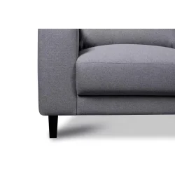 Sofa ALI, pilka, 240x87x85 cm