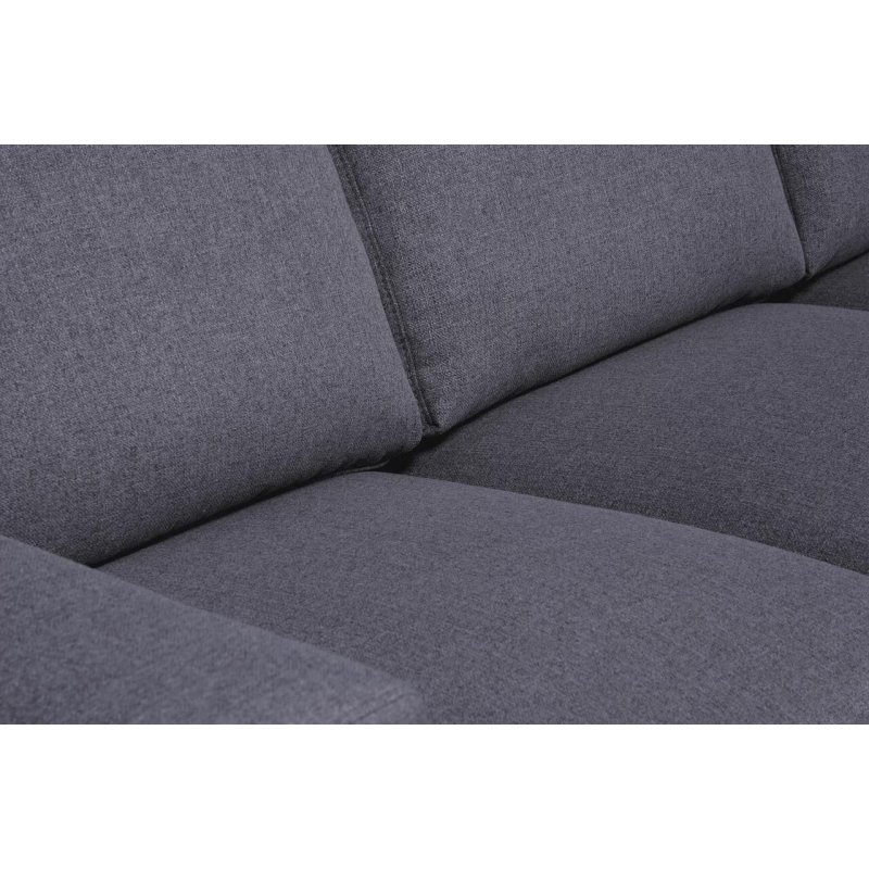 Sofa ALI, tamsiai pilka, 240x87x85 cm