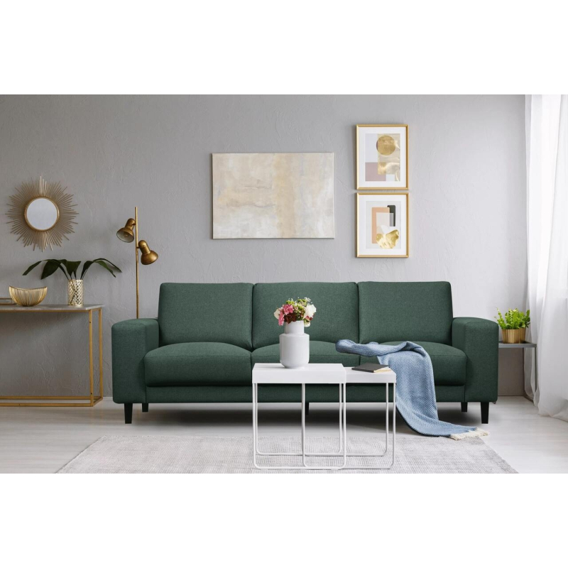 Sofa ALI, žalia, 240x87x85 cm