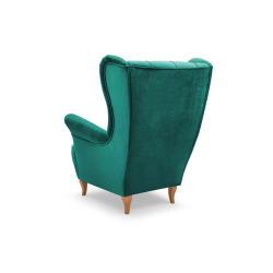 Fotelis ERBI, žalias, 75x85x104 cm