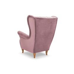Fotelis ERBI, rožinis, 75x85x104 cm