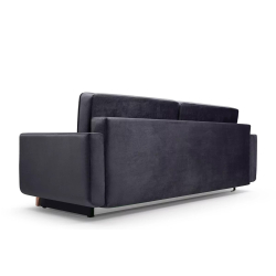 Sofa GUSTI, tamsiai pilka, 228x89x90 cm