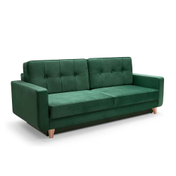 Sofa GUSTI, žalia, 228x89x90 cm