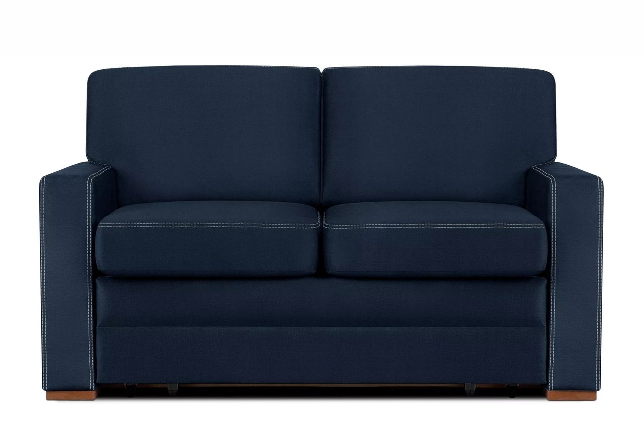 Sofa EMBE, mėlyna, 152x92x87 cm