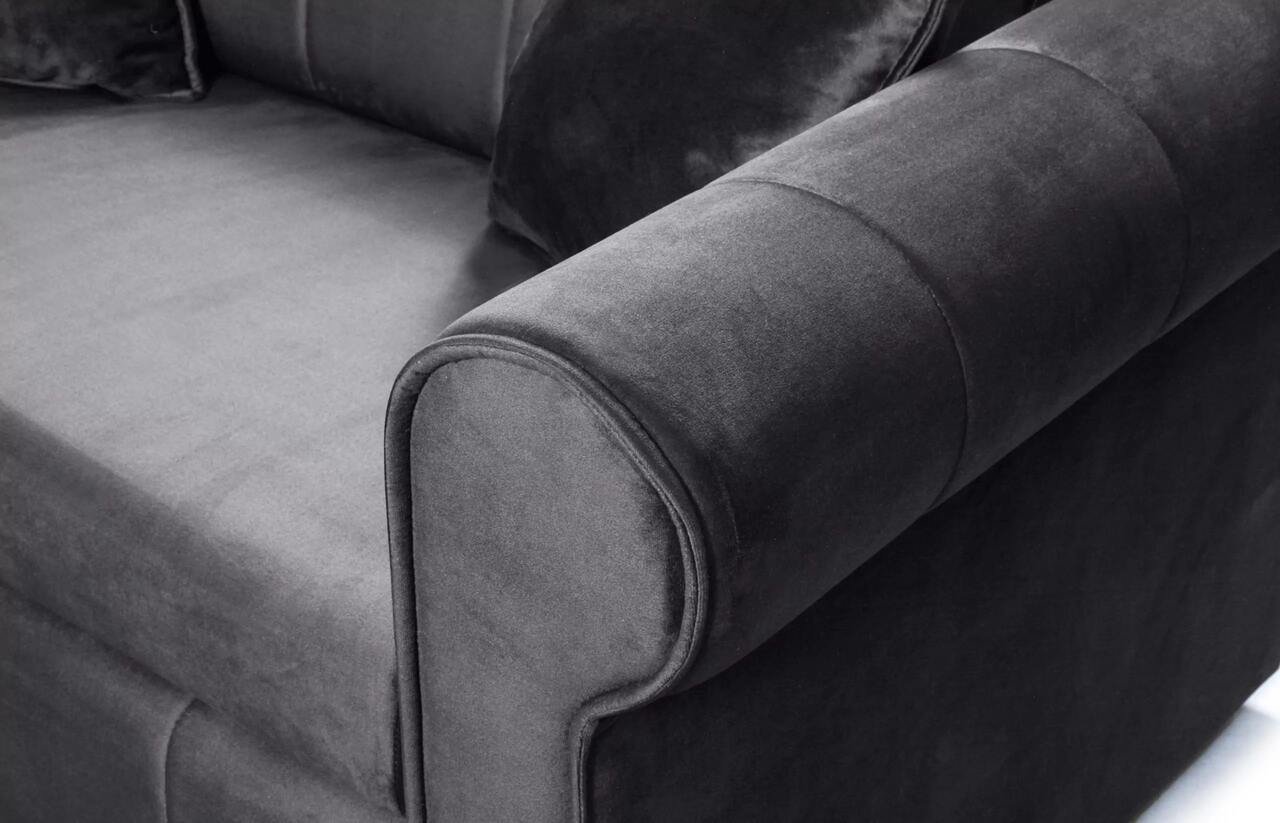 Sofa LAVI, pilka, 161x94x84 cm
