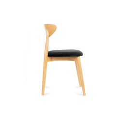 Kėdė RABO, juoda, 47x45x79 cm