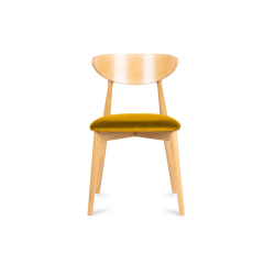 Kėdė RABO, garstyčių, 47x45x79 cm