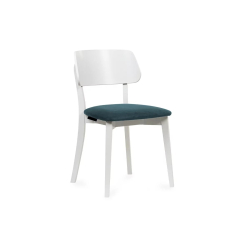 Kėdė VINI, turkio/balta, 47x45x80,5 cm