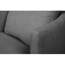 Fotelis RAGI, tamsiai pilkas, 80x80x64 cm