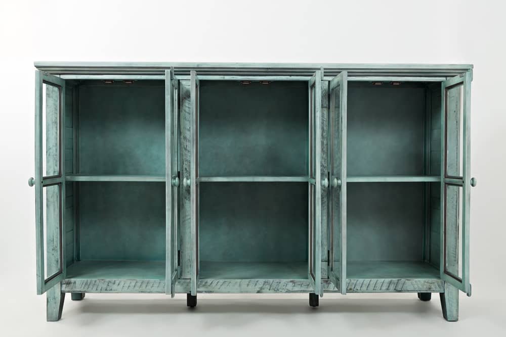 Spintelė AVELLINO, turkio-mėtų, 178x38x106,5 cm
