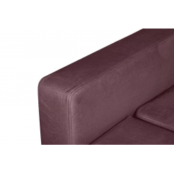 Sofa RUVI, rožinė, 235x100x95 cm