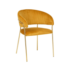 Kėdė 955, geltona, 55x50x80 cm