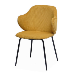 Kėdė 958, geltona, 54x55x83 cm