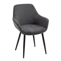 Kėdė 960, tamsiai pilka, 64x59x86 cm