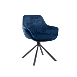Kėdė 399, mėlyna, 64x63x82 cm