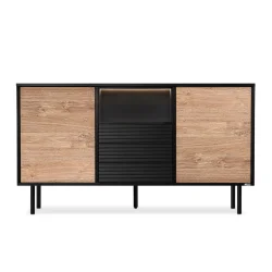Komoda LOFTY GRAFIT, 151x41x83 cm