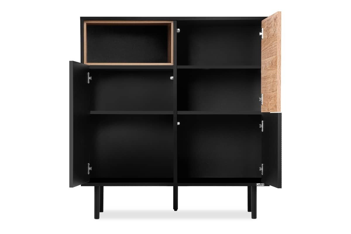 Spintelė LOFTY OAK, 102x41x109 cm