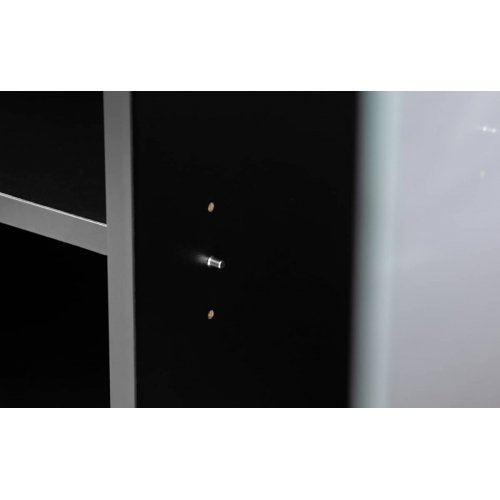 Vitrina LOFTY GRAFIT, 102x41x174 cm