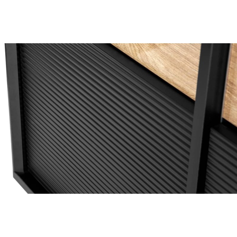 Vitrina LOFTY OAK, 102x41x174 cm