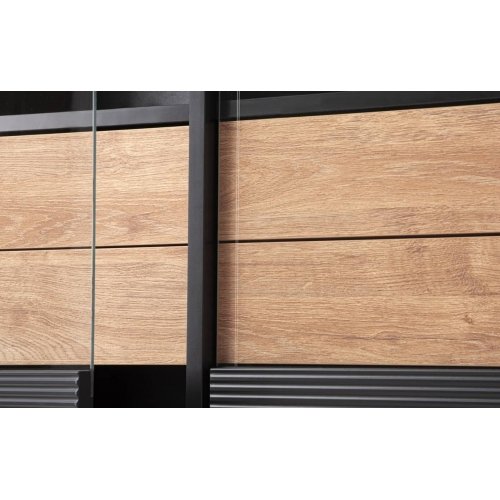 Vitrina LOFTY OAK, 102x41x174 cm