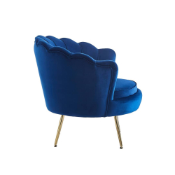 Fotelis 168, mėlynas, 76x76x78 cm