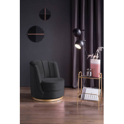Fotelis SF371, juodas, 68x57x77 cm